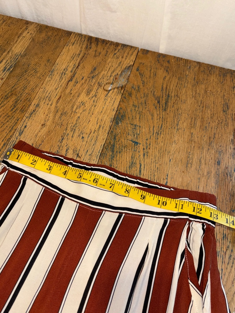 🚨Final price🚨 H&M Striped Wide Leg Pants – Size 6 - Picture 7 of 8